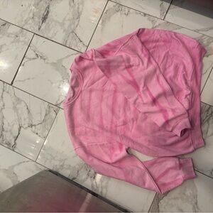 Vibrant Pink Tie-Dye Sweatshirt